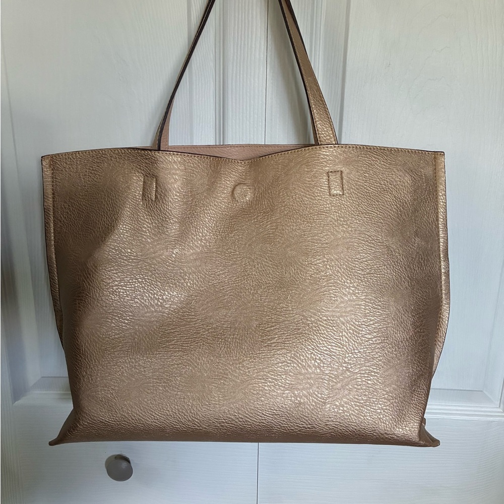 Chic Metallic Tote Bag
